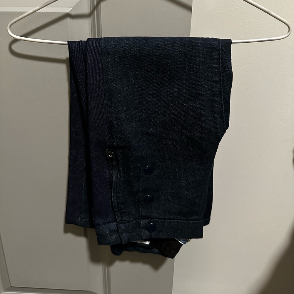 Jacadi Slim Straight Dark Navy Jeans for Girls - Size: 6 years